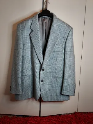 Blazer Sartoria Ducale 100% Lana Vergine Grigio