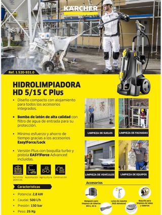 Hidrolimpiadora Karcher Profesional