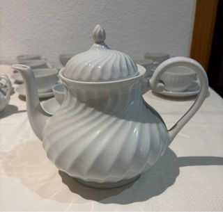 Tetera Vista Alegre Sagres Porcelana Blanca