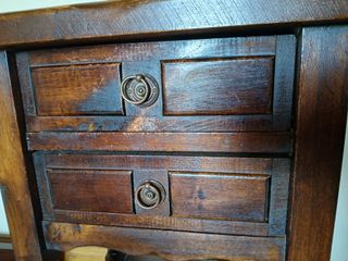 Conjunto 2 mesitas madera maciza