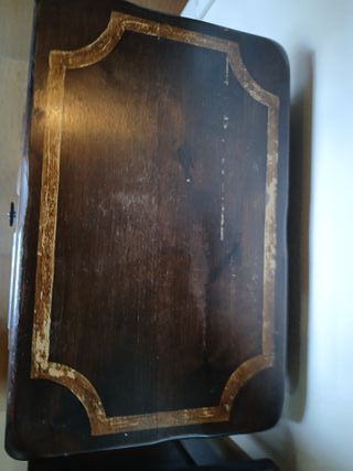 Conjunto 2 mesitas madera maciza