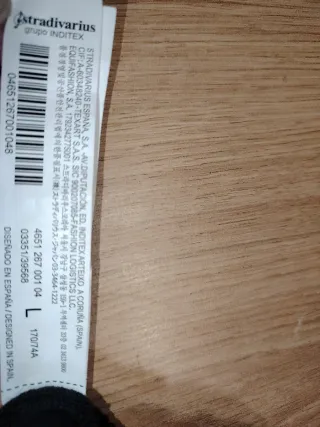 Falda larga de tul con topos