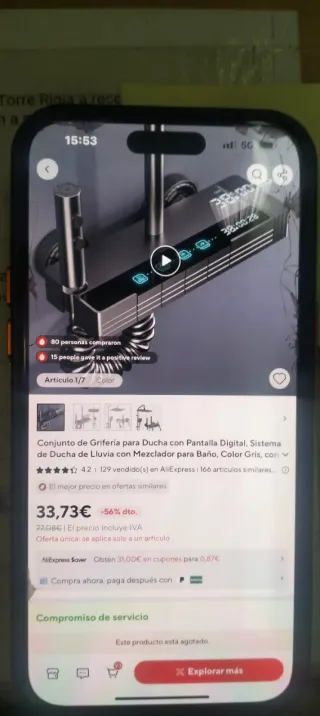 Campana extractora de cocina se vende por tener 3