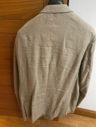 Chaqueta Lester Lino Beige Talla L