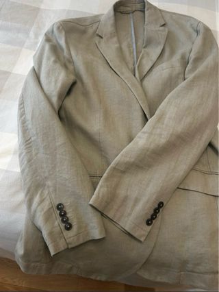 Chaqueta Lester Lino Beige Talla L