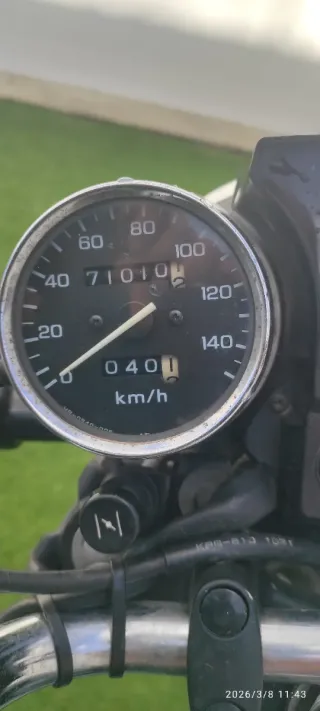 Honda CB 250 verde Jade