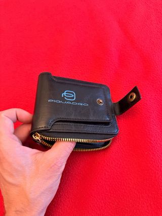 BLUE SQUARE Portafoglio zip around