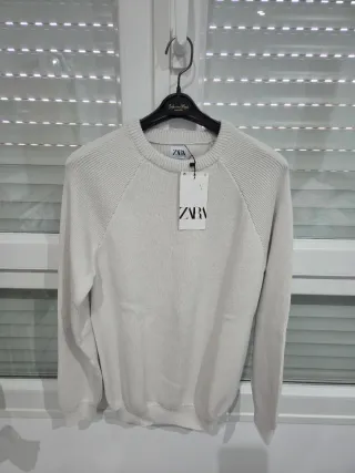 Jersey caballero Zara beige