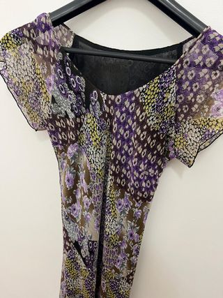 Abito Lungo Estivo Taglia 46 Multicolore Bohemian