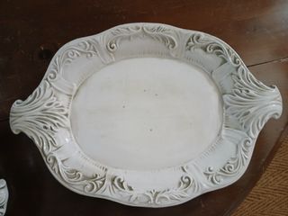 Sopera vintage italiana con tapa y bandeja