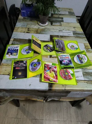 Lote 5 Juegos Xbox 360: FIFA, PES, Tennis...