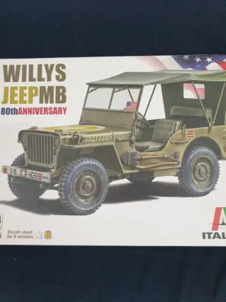 Maqueta Italeri Willys Jeep MB 80th Anniversary