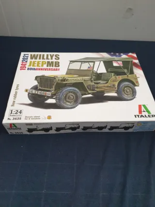 Maqueta Italeri Willys Jeep MB 80th Anniversary
