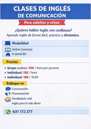 Clases de Inglés de Comunicación