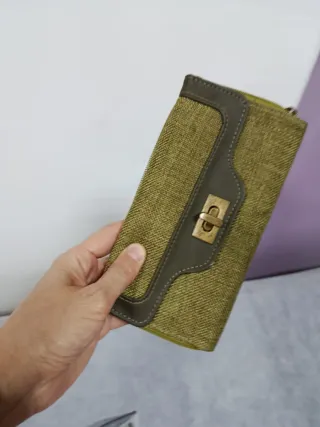 2 Carteras Mujer Negro y Verde