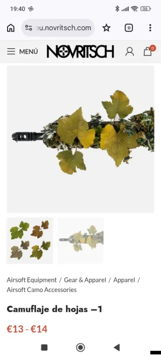 Camuflaje Airsoft Novritsch