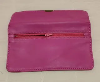 Billetera de piel con tarjetero y monedero