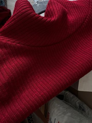 Vestido granate midi