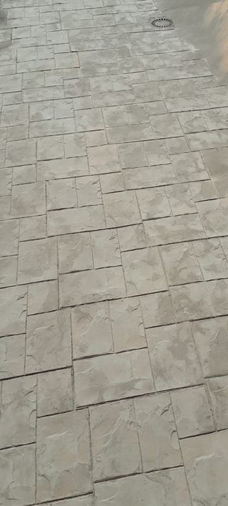 Hormigón impreso.