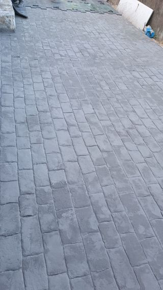 Hormigón impreso.
