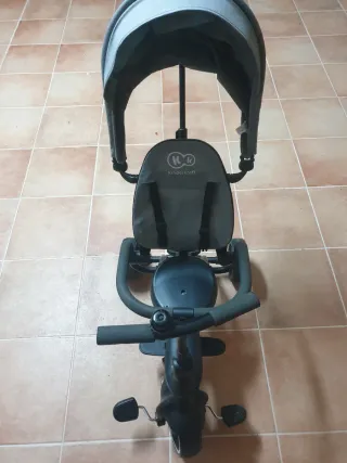Triciclo Kinderkraft Jazz 4 en 1 evolutivo gris