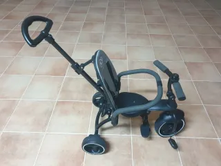 Triciclo Kinderkraft Jazz 4 en 1 evolutivo gris