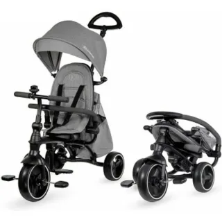 Triciclo Kinderkraft Jazz 4 en 1 evolutivo gris