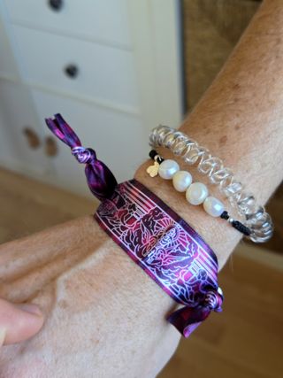 Pulsera cinta Virgen del Pilar Cachirulo