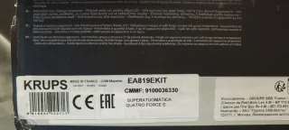 Cafetera Krups EA819EKIT QuatroForce E