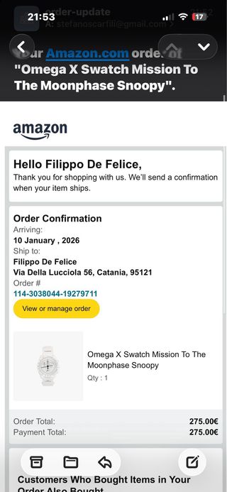 Omega x Swatch Mission To Moonphase Snoopy