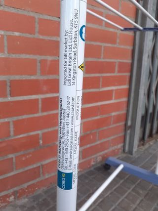 Tendedero plegable con ruedas