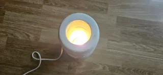 Lampada in pietra leccese