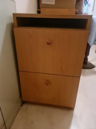 Conjunto Vintage Escritorio + Cajonera Madera