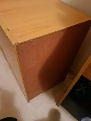 Conjunto Vintage Escritorio + Cajonera Madera