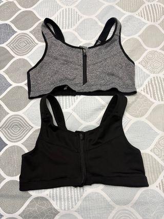 2 Sujetadores Deportivos Cremallera