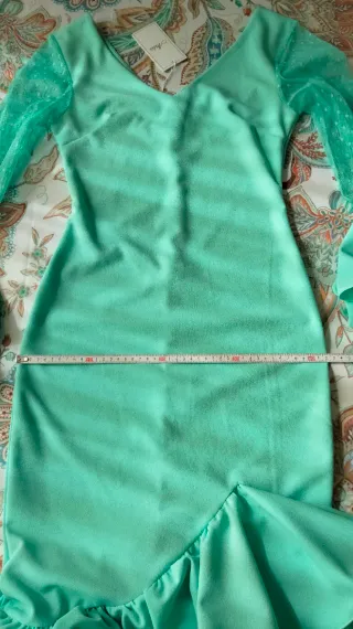 Vestido Flamenca Nuevo Turquesa Talla 38