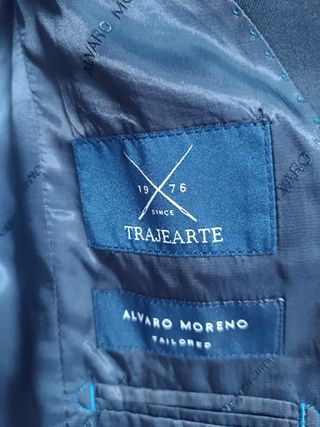 Traje Azul Marino Alvaro Moreno Tallas 40 y 42