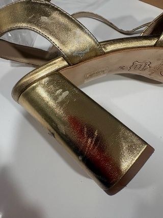 Sandalias Micuir Doradas Hechas en España