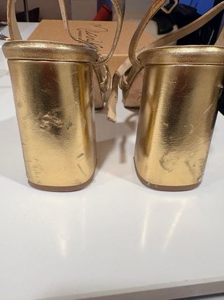 Sandalias Micuir Doradas Hechas en España