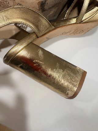 Sandalias Micuir Doradas Hechas en España