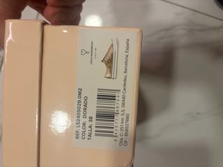 Zapatillas Lola Casademunt Doradas