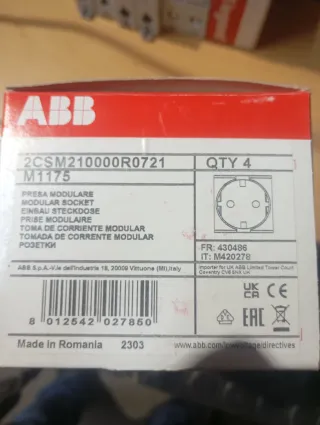 Base enchufe carril Schneider 16A 250V