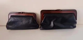 Conjunto 2 Monedero y neceser Vintage Vinci Negro