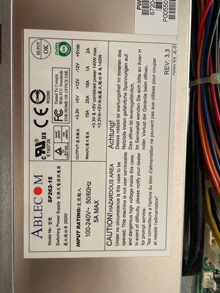 Chasis rackmount 1U Supermicro CSE-512