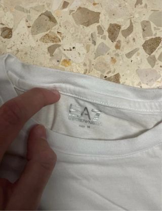 Camiseta EA7 Emporio Armani Blanca