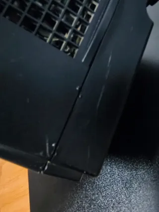 Consola Nintendo GameCube Negra funcinando