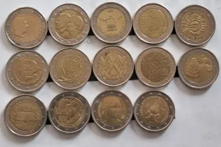 Monedas 2€ variadas para coleccionistas