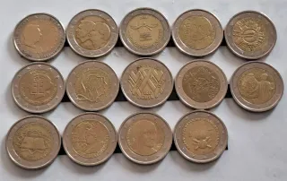 Monedas 2€ variadas para coleccionistas