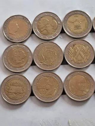 Monedas 2€ variadas para coleccionistas