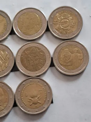 Monedas 2€ variadas para coleccionistas